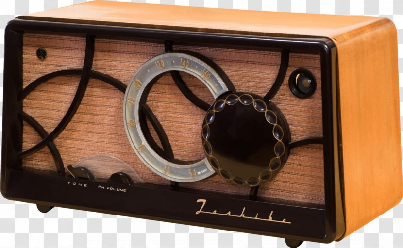 Vacuum Tube Radio Receiver Antique Transparent PNG