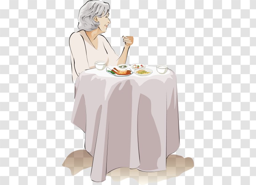 Cartoon Eating Illustration - Drawing - Eat Woman Transparent PNG