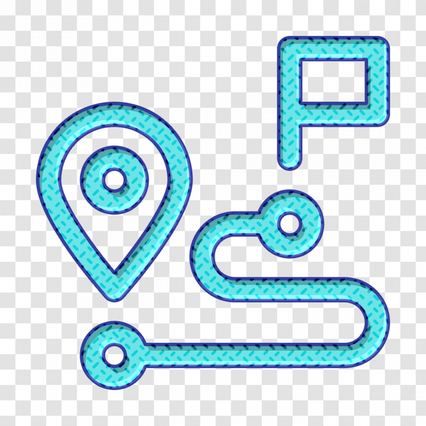 Road Icon Maps & Location Icon Distance Icon Transparent PNG