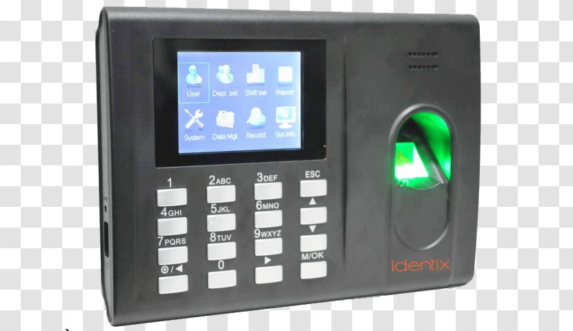 Time And Attendance Biometrics Access Control Biometric Device Fingerprint - Computer Software - Multimedia Transparent PNG