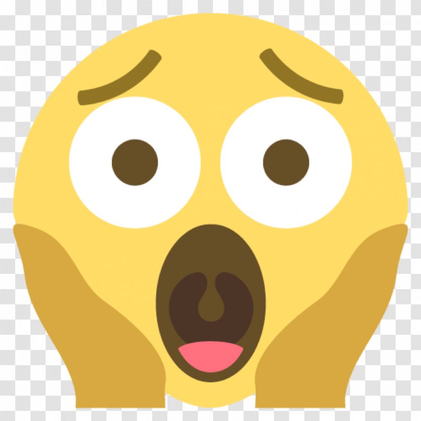 Emojipedia Emoticon Screaming Text Messaging - Facial Expression - Emoji Transparent PNG