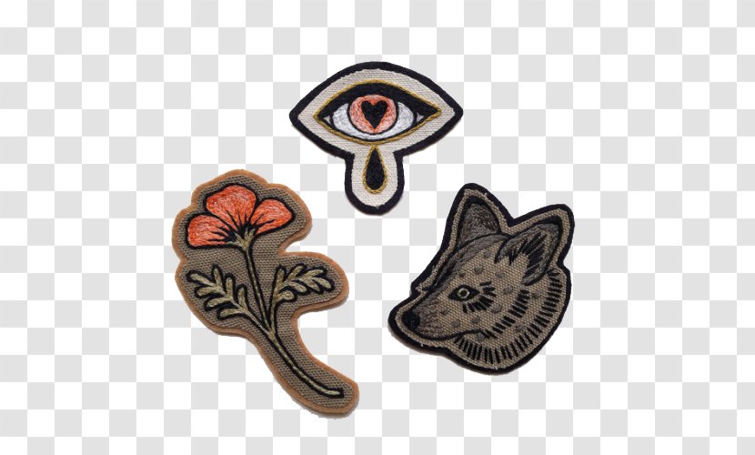 Embroidered Patch Embroidery Stitch Sewing Iron-on - Wool - Fashion Transparent PNG