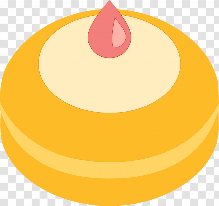 Yellow Circle Cone Transparent PNG