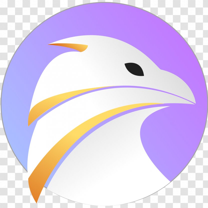 Falkon Web Browser KDE Computer Software Program - Bird Of Prey - Open Source Summit Transparent PNG