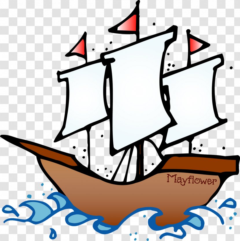 Mayflower Pilgrims Clip Art - Artwork - Pilgrim Crossword Transparent PNG
