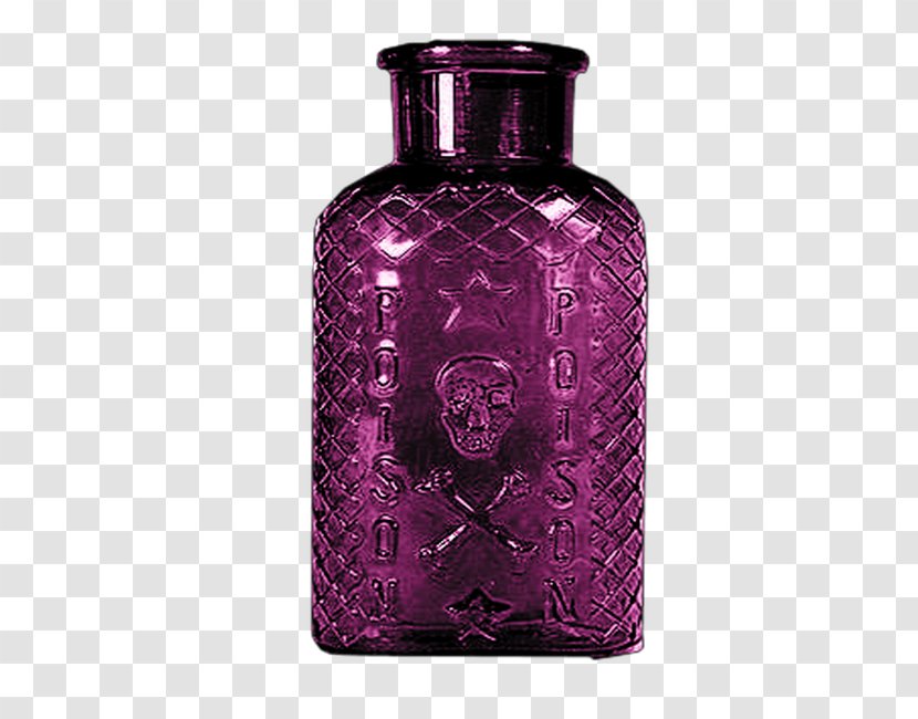 Glass Bottle Perfume - Purple Transparent PNG