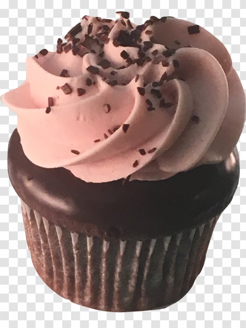 Cupcake Chocolate Cake Ganache Truffle Muffin - Dessert Transparent PNG