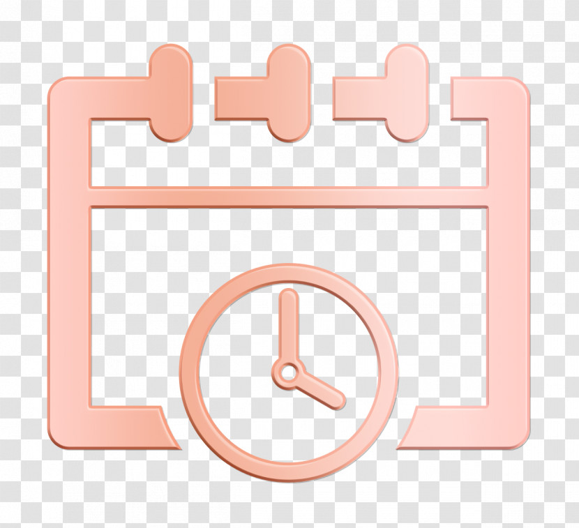 Meeting Deadlines Icon Calendar Icon Office Set Icon Transparent PNG