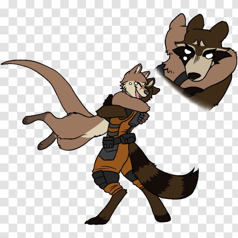 Rocket Raccoon Otter Guardians Of The Galaxy Marvel Comics - Dog Like Mammal Transparent PNG