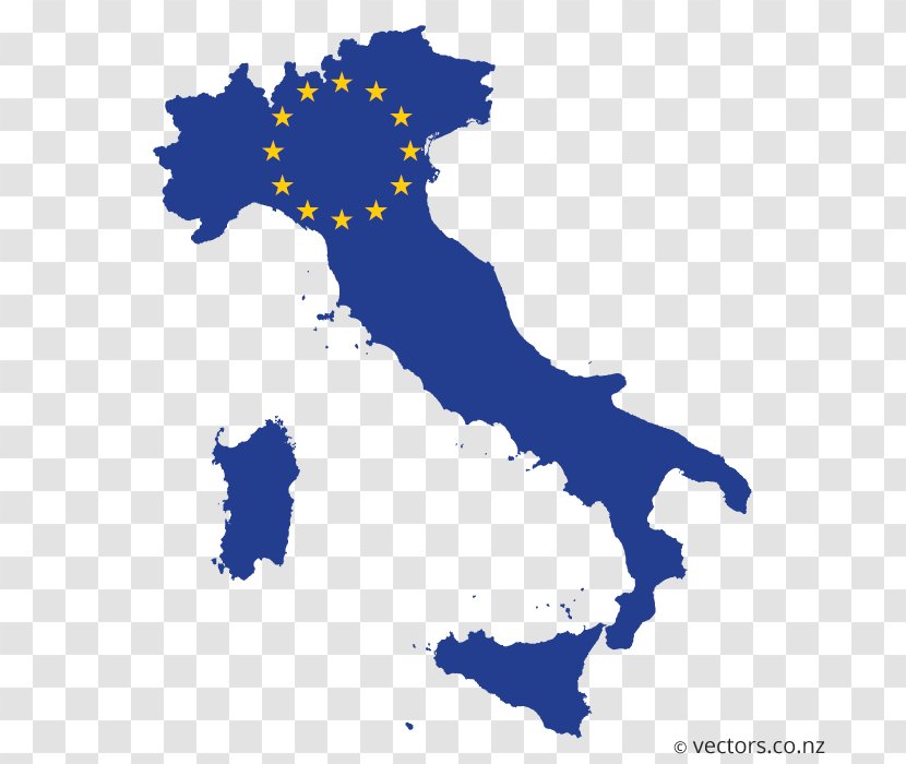 Italy Map. Vector Graphics Image Stock Illustration - Map Transparent PNG