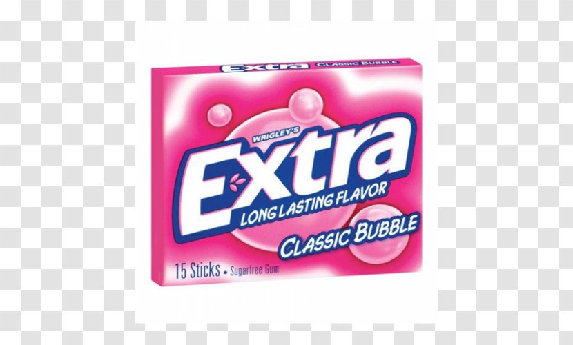 Chewing Gum Extra Bubble Wrigley Company 0 Transparent PNG