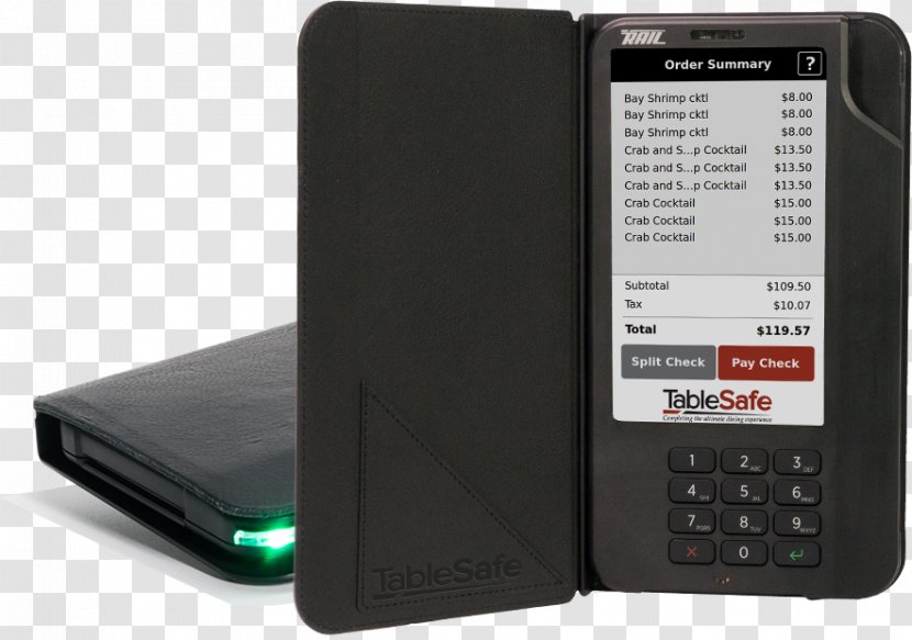 TableSafe Rail Transport Point Of Sale Payment Hospitality Industry - Feature Phone - Telephone Table Transparent PNG