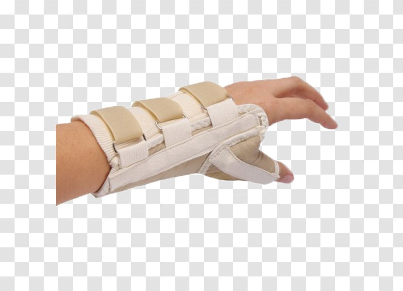 Thumb Wrist Brace Spica Splint - Scaphoid Fracture Transparent PNG