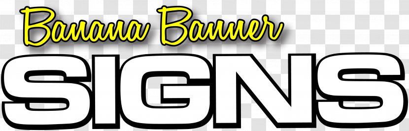 Banana Banner Signs Logo Car Signage - Symbol Transparent PNG