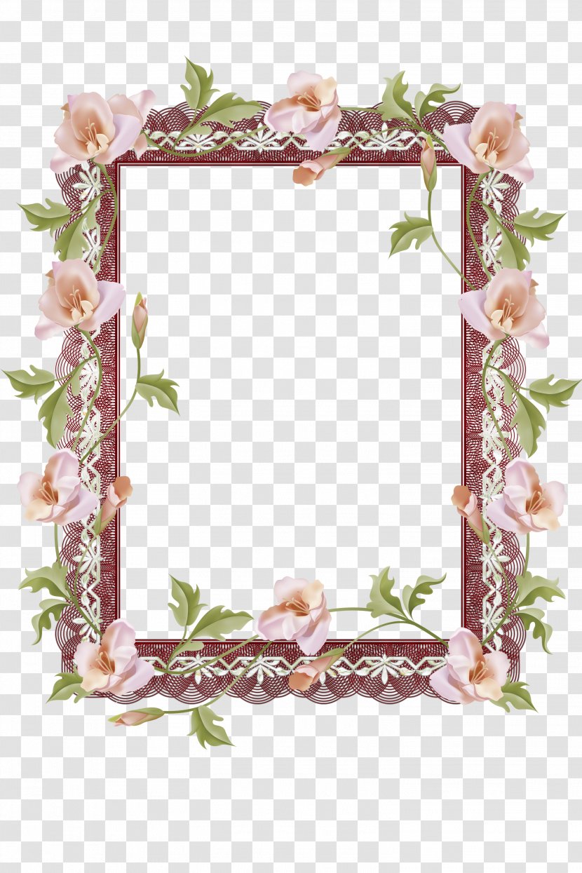 Background Flowers Frame - Picture - Rectangle Interior Design Transparent PNG