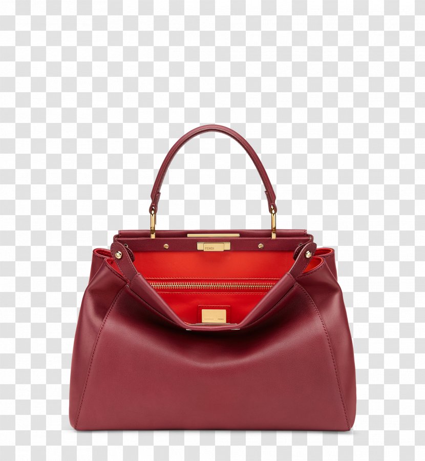Handbag Leather Fendi Textile - Winter - Bag Transparent PNG