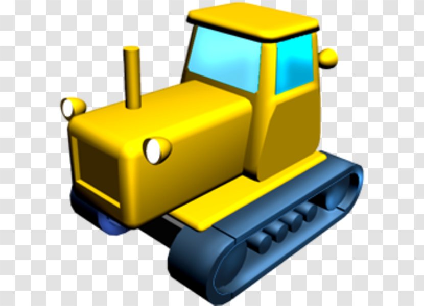 Tractor Bulldozer Car - Mode Of Transport Transparent PNG