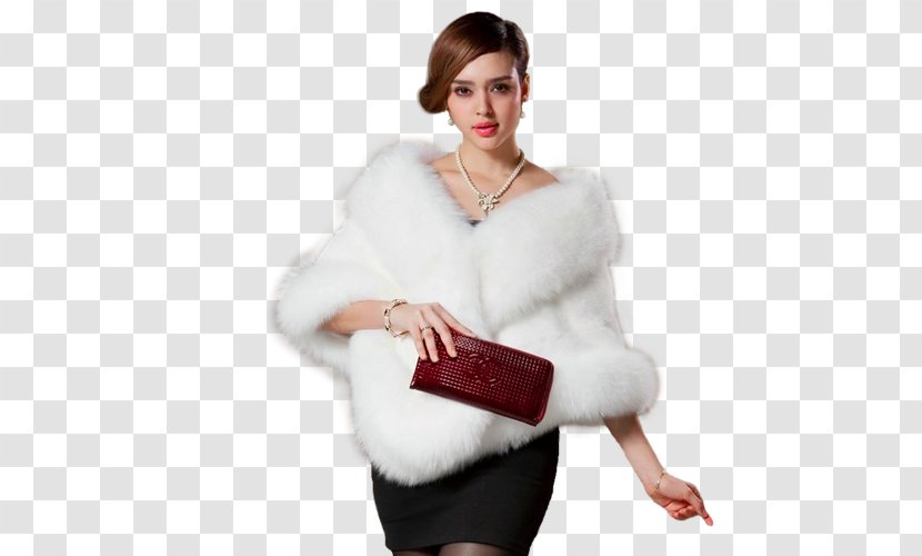 Fur Clothing Scarf Shawl Coat - Wrap - Dress Transparent PNG