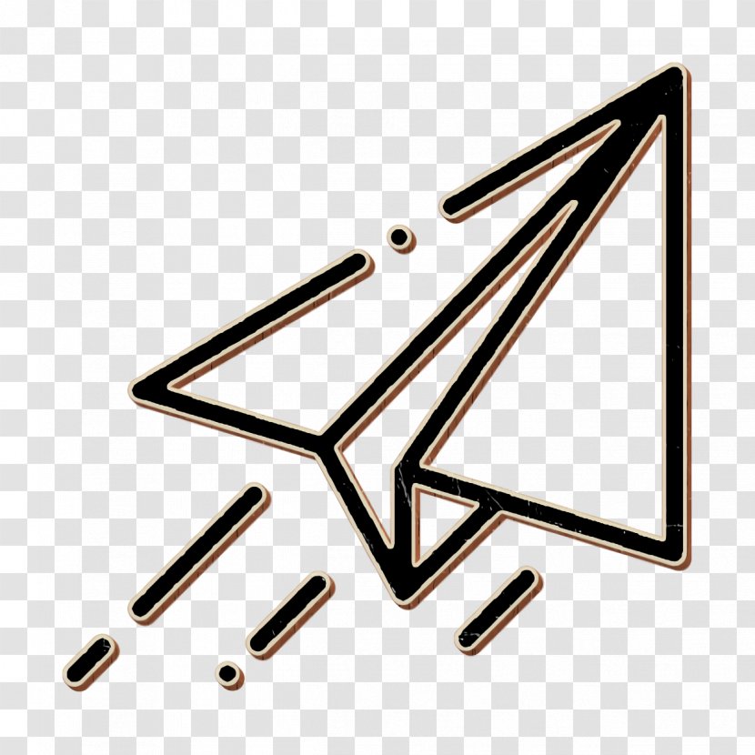 Paper Plane Icon User Interface - Symbol Triangle Transparent PNG