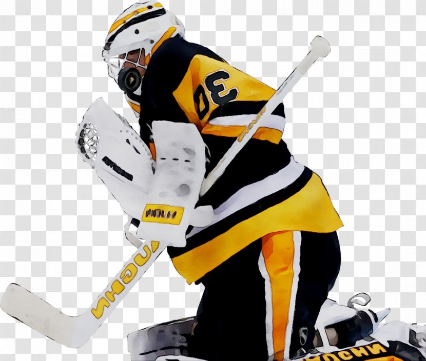 Goaltender Ice Hockey Yellow Bandy - Player Transparent PNG