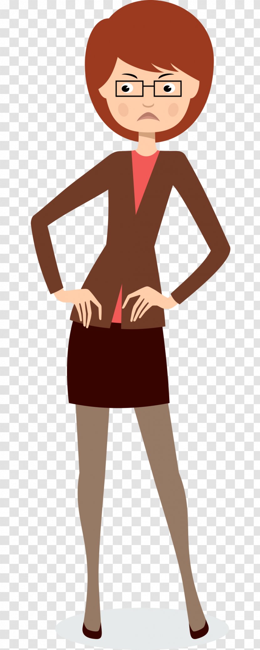 Businessperson Clip Art - Silhouette - Angry Woman Transparent PNG
