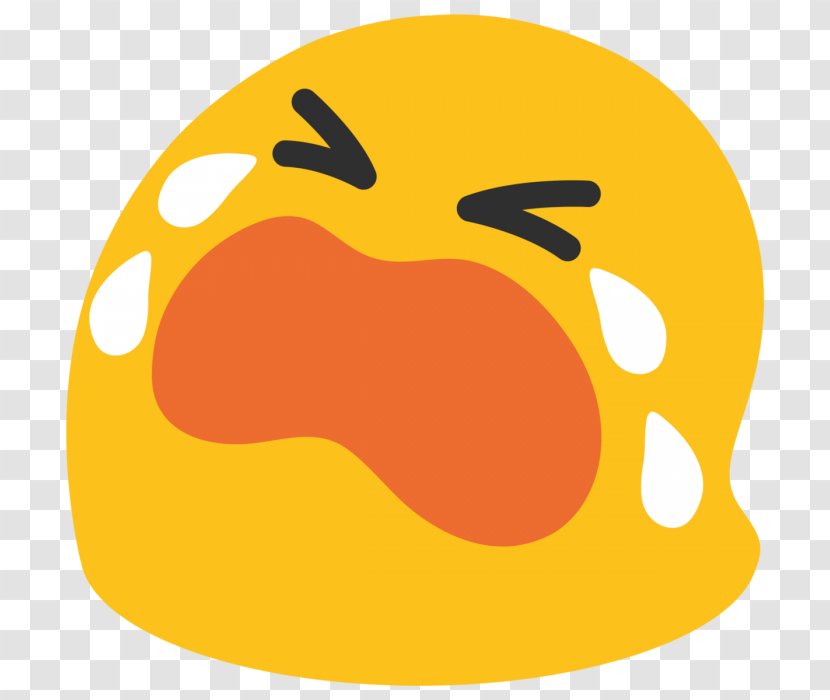 Face With Tears Of Joy Emoji Android Emoticon Crying - Noto Fonts Transparent PNG
