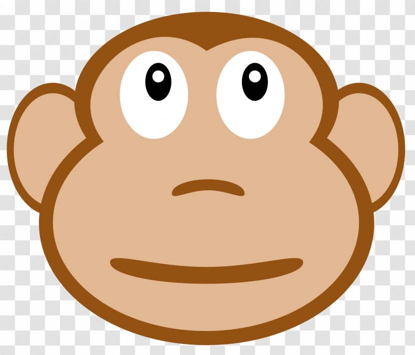 Curious George Baby Monkeys Clip Art - Snout - Cartoon Monkey# Face Transparent PNG