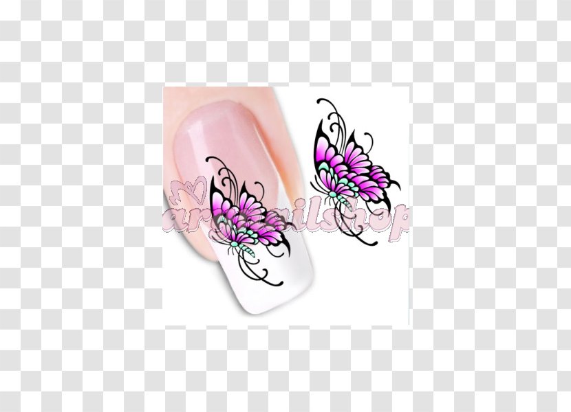 Nail Art Decal - Tattoo - Butterfly Water Transparent PNG