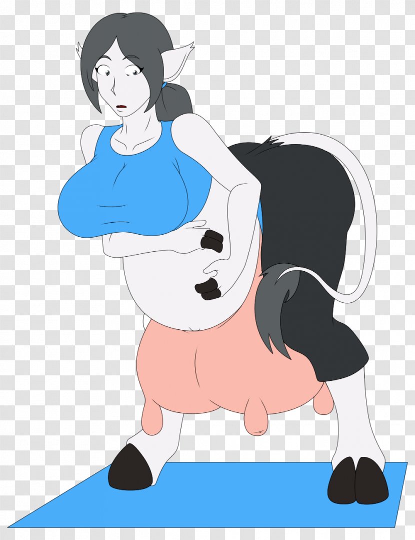 Wii Fit Cattle Princess Celestia Life And Death - Watercolor - Clarabelle Cow Transparent PNG