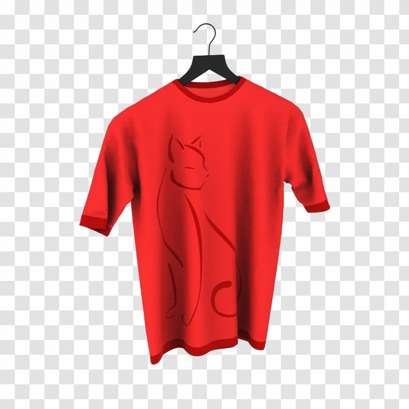 T-shirt Clothing Sleeve 3D Modeling Shorts - Jacket - Fox Hanger Transparent PNG