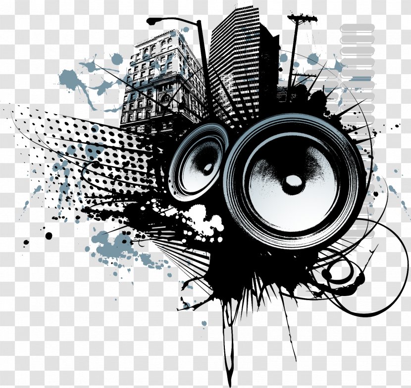 Loudspeaker Tattoo Subwoofer - Brand - Layout Transparent PNG