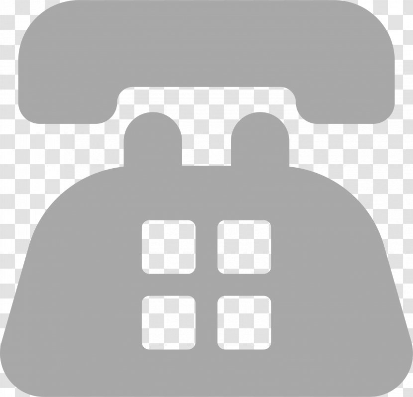 Telephone Call Mobile Phones Logo - Black And White - Brand Transparent PNG
