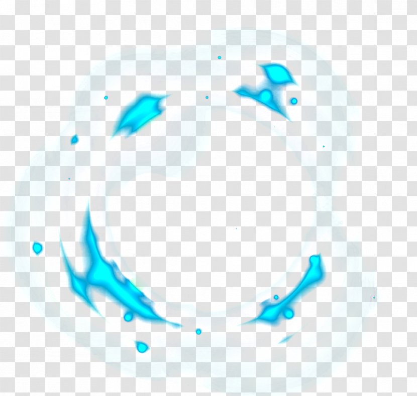 Light Blue - Liquid - Effect Transparent PNG