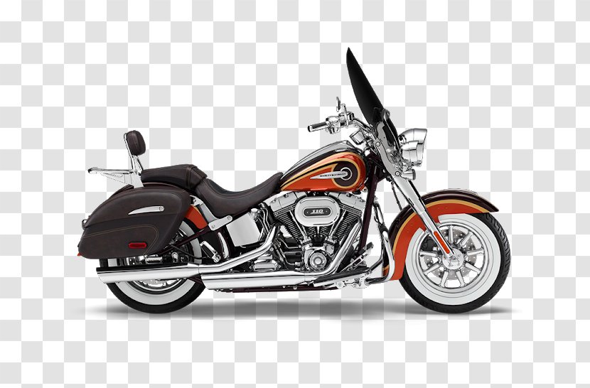 Harley-Davidson CVO Softail Motorcycle Harley Davidson Road Glide - Automotive Exhaust Transparent PNG