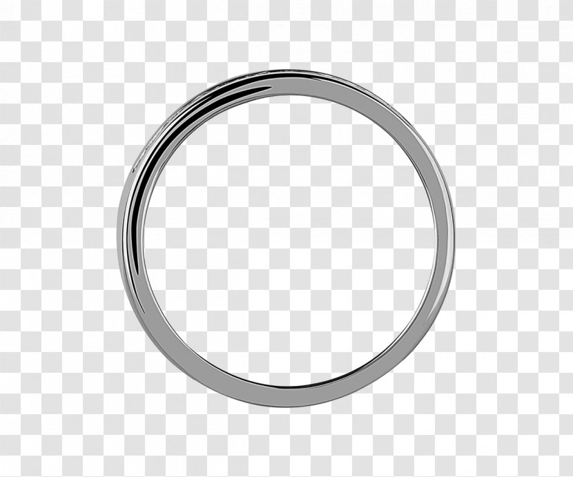 Body Jewellery Silver Circle - Platinum - Exchange Of Rings Transparent PNG