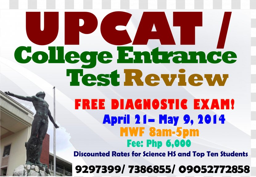 Quezon City Science High School Philippine Main Campus National Secondary Educational Entrance Examination - College Transparent PNG