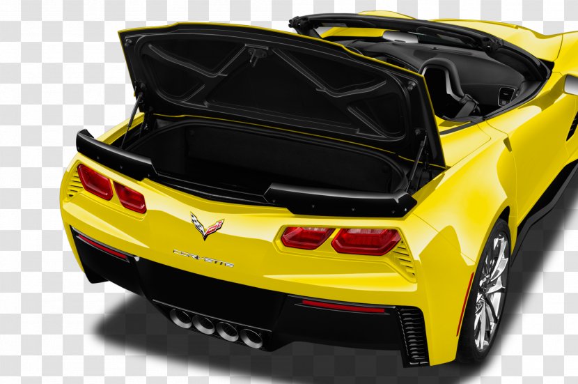 Sports Car 2017 Chevrolet Corvette Stingray - Yellow Transparent PNG