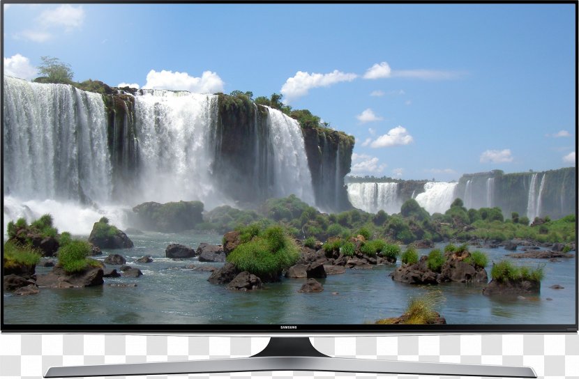 1080p Samsung LED-backlit LCD Smart TV Television - Waterfall - Lg Transparent PNG