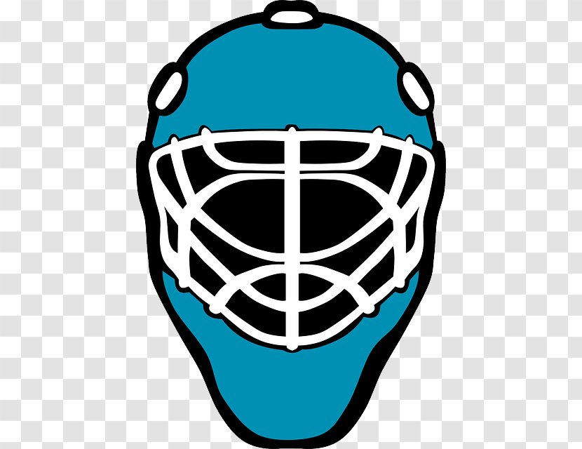 Goaltender Mask Ice Hockey Clip Art Helmets - Sticks Transparent PNG