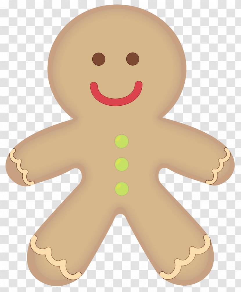 Christmas Gingerbread Man - Finger Food Baked Goods Transparent PNG
