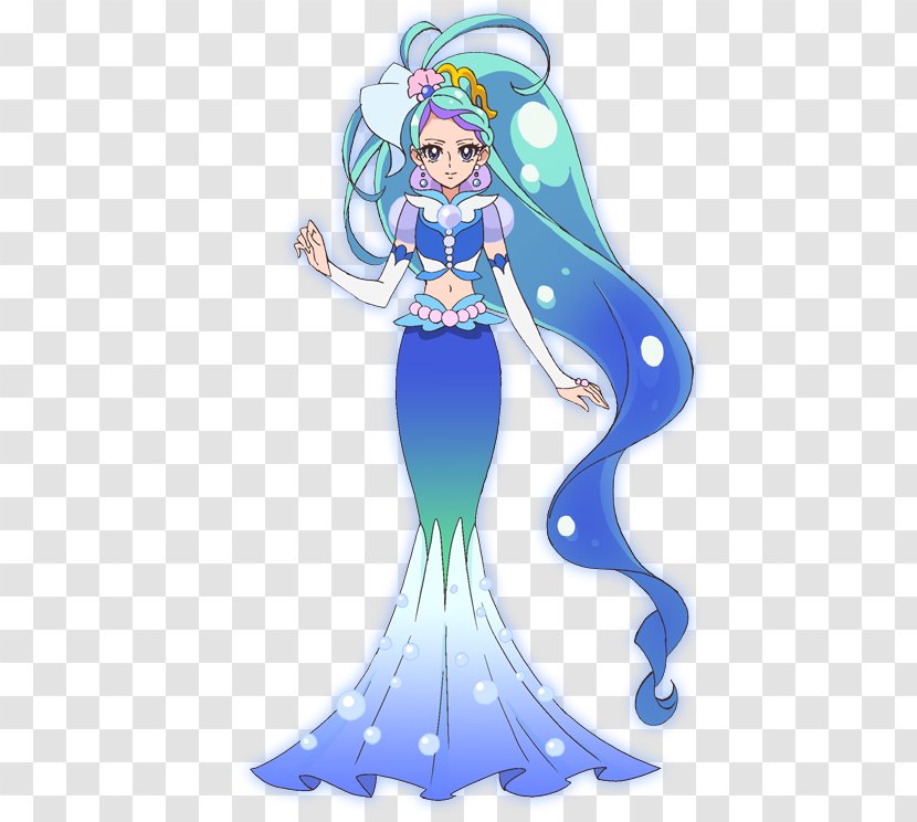 Cure Mermaid Flora Twinkle Pretty Tsubomi Hanasaki - Tree - Princess Transparent PNG