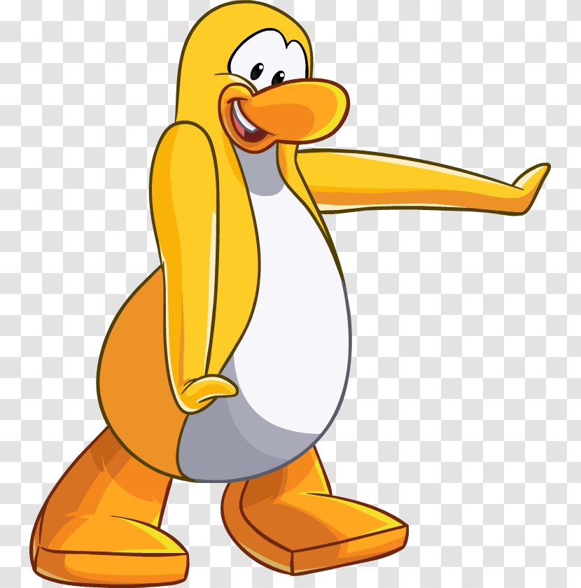 Club Penguin Bird Razorbills Clothing - Water - Yellow Dancer Transparent PNG