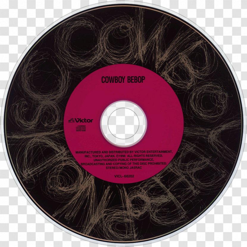 Compact Disc Magenta Disk Storage - Cowboy Bebop Transparent PNG