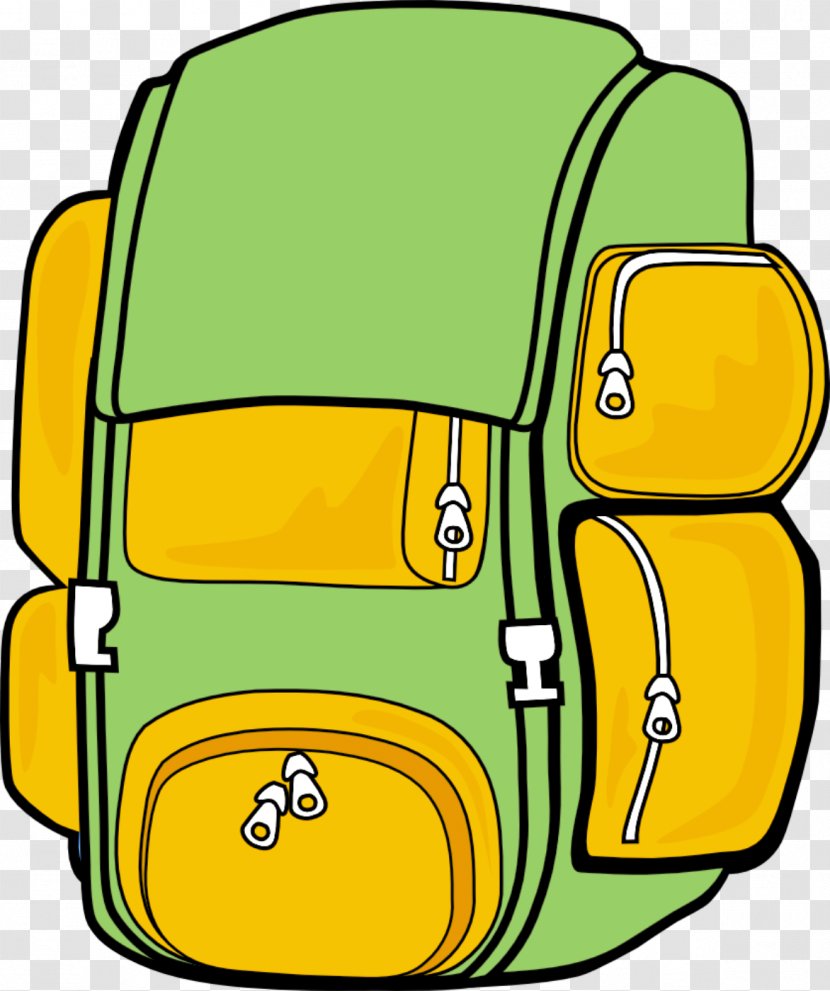 Backpack Bag Clip Art - Hiking Transparent PNG