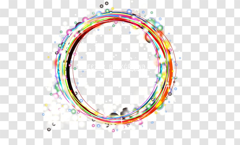 Light Circle Clip Art - Color Effect Frame Theme Transparent PNG