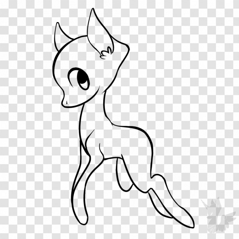 Whiskers Pony Horse Drawing Cat - Cartoon Transparent PNG