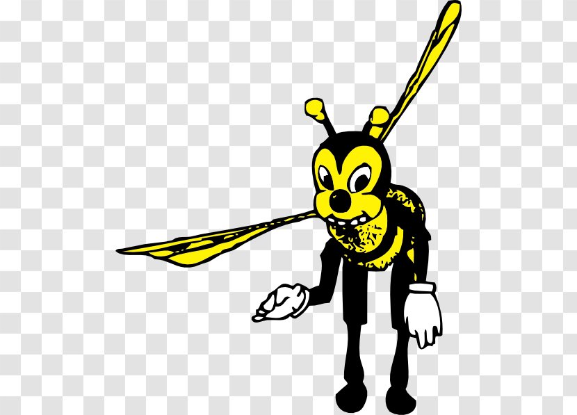 Bee Bowing Cartoon Clip Art - Scalable Vector Graphics - Animation Transparent PNG
