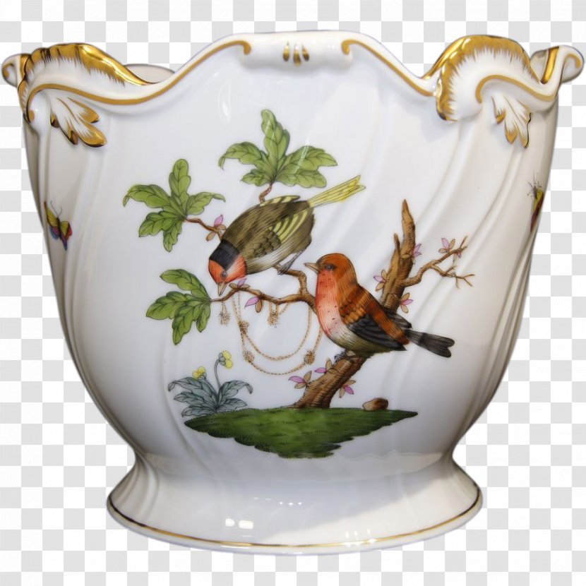 Herend Vase Flowerpot Porcelain Cachepot - Ceramic - Hand-painted Architecture Transparent PNG