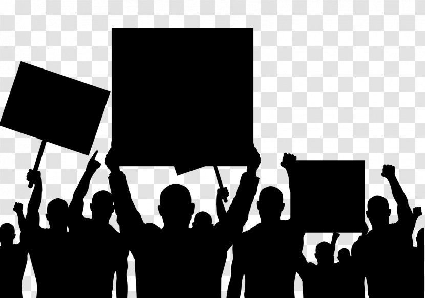 Crowd Graphic Design Silhouette Clip Art - Activism Transparent PNG