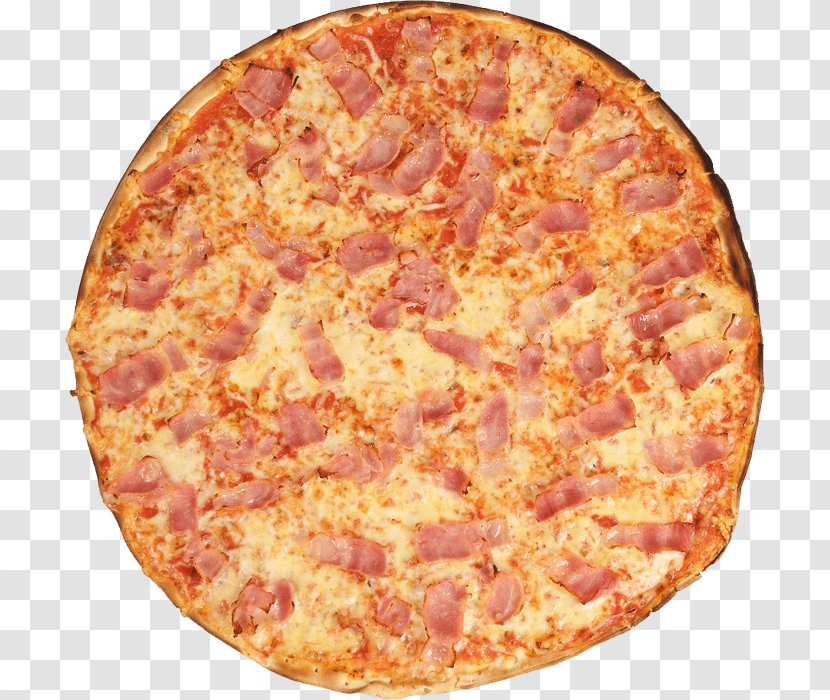 California-style Pizza Sicilian Tarte Flambée Bacon - Tart Transparent PNG